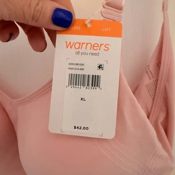 Warner's Soft Pink Bra - Picture 1 of 4